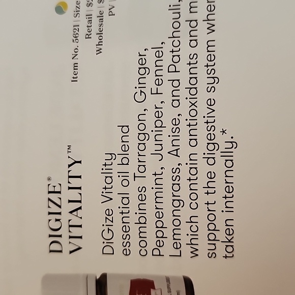 Young living Digize Vitality, .17 ml - Picture 3 of 3